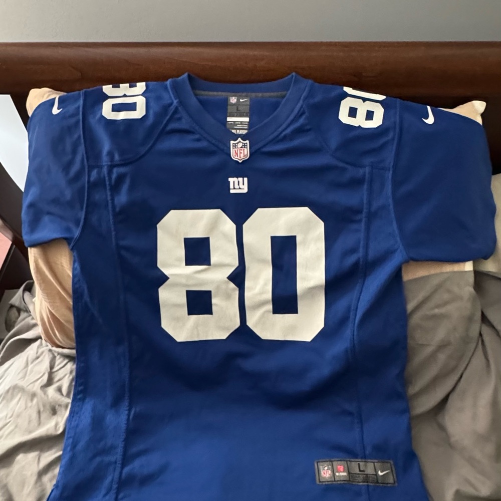 Nike Blue NFL #80 CRUZ Youth Large Jersey